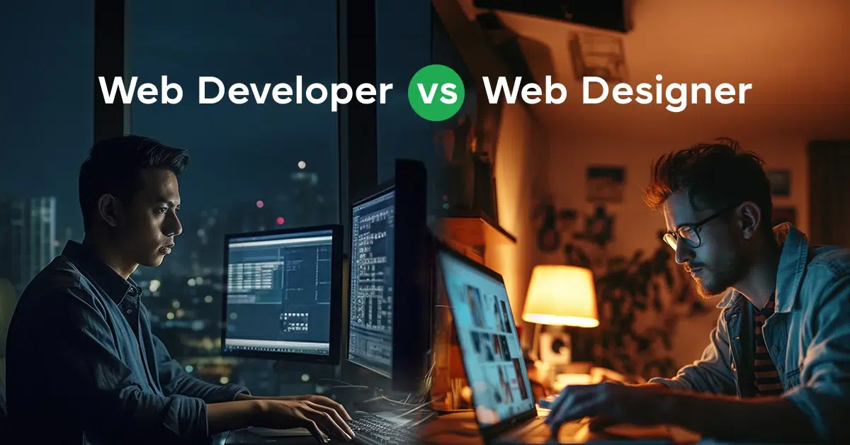 Web Developer vs Web Designer